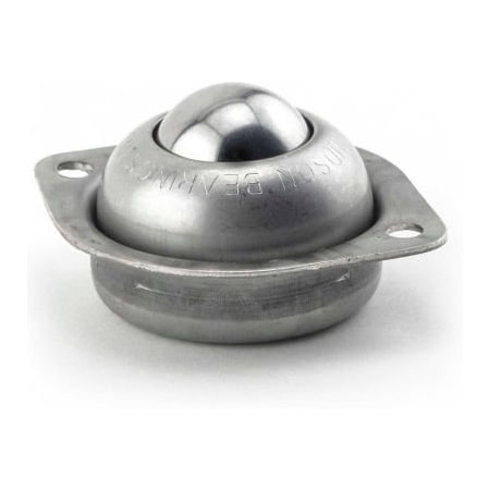 Hudson Bearings Hudson Bearings 1in Carbon Steel Main Ball 2 Hole Flange Carbon Steel Housing LPBT-1CS